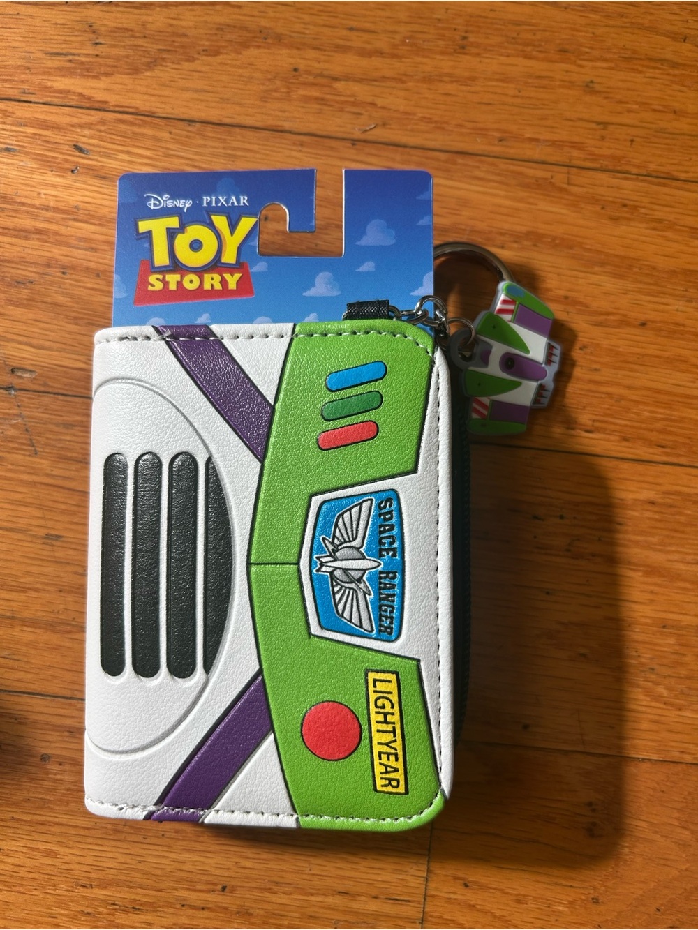 NWT Toy Story Buzz Lightyear kids Wallet with Keychain